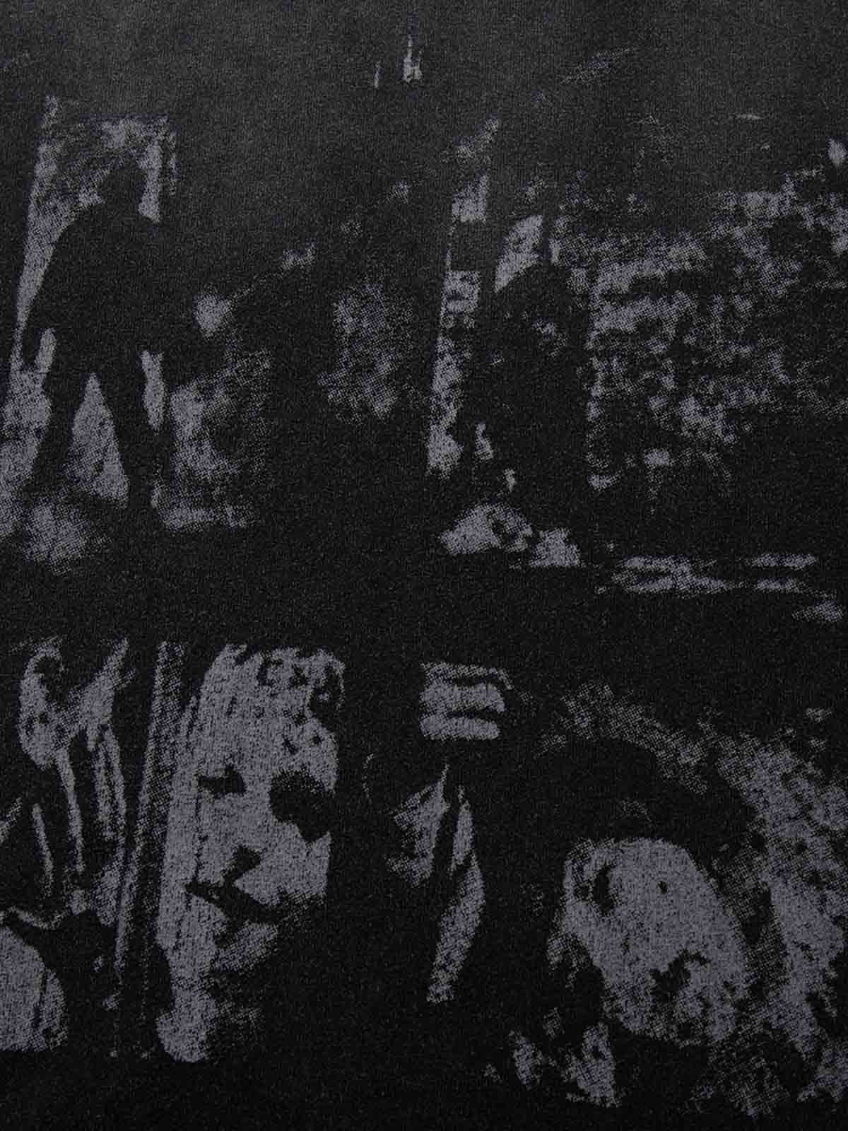 Grunge Faded Photo Print T Shirt