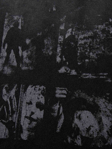 Grunge Faded Photo Print T Shirt