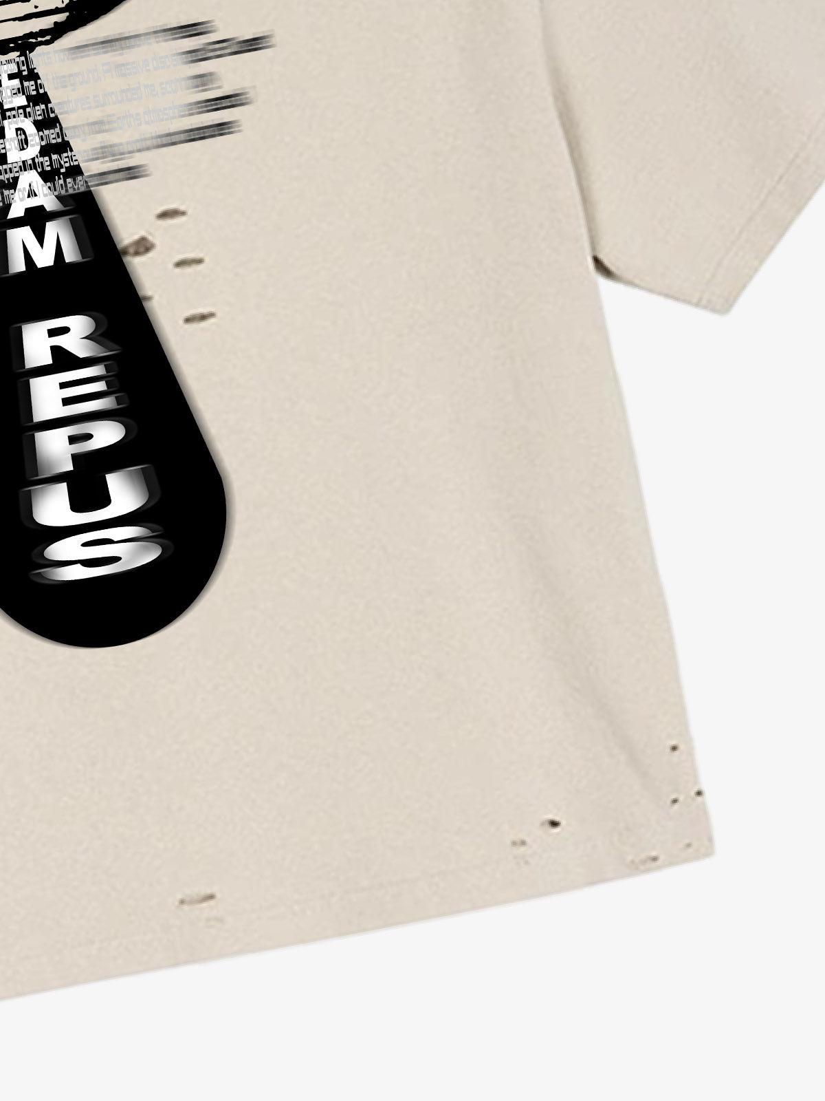 UFO Graphic Crop Tee