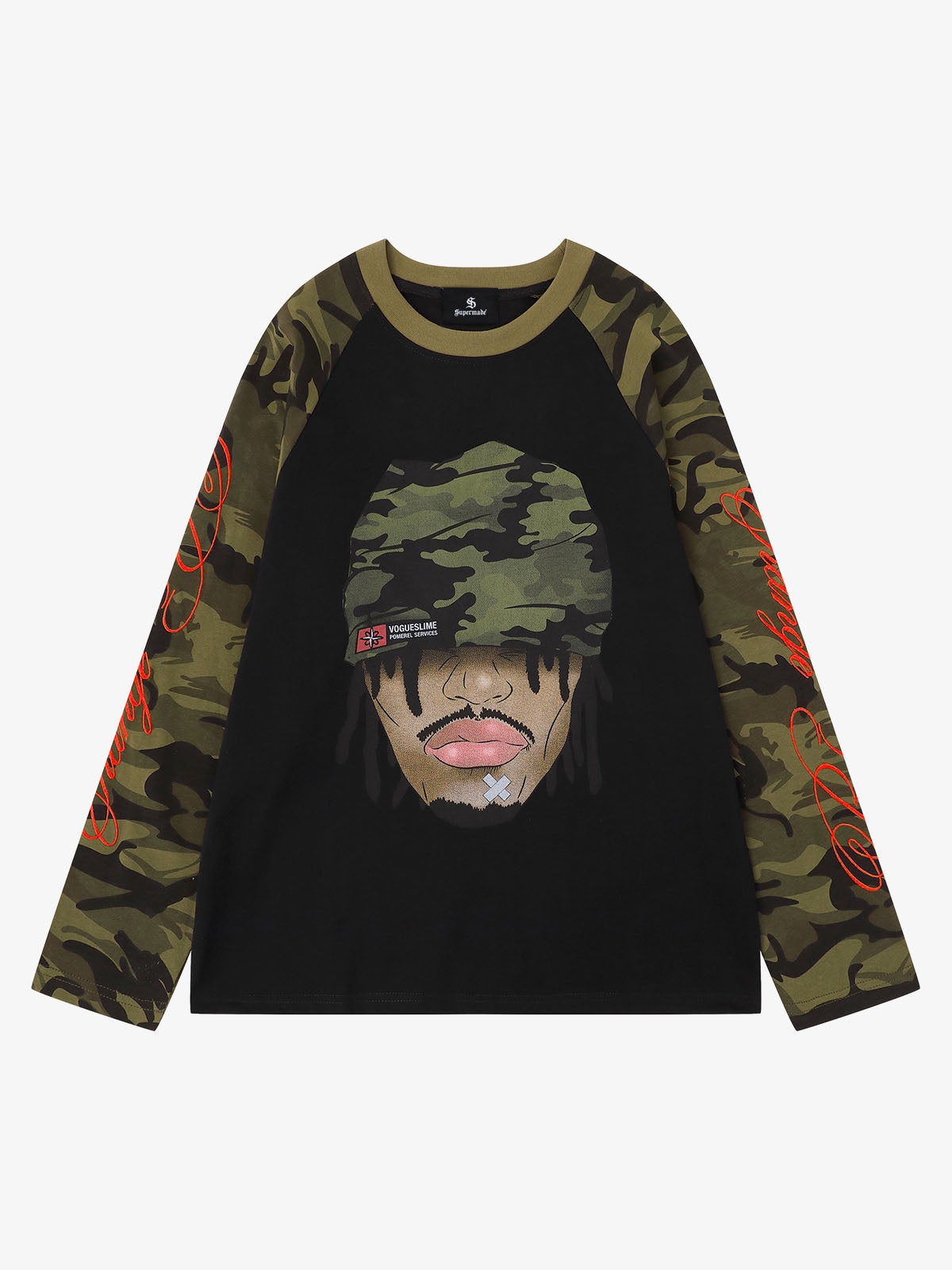 Camo Portrait Long Sleeve Tee