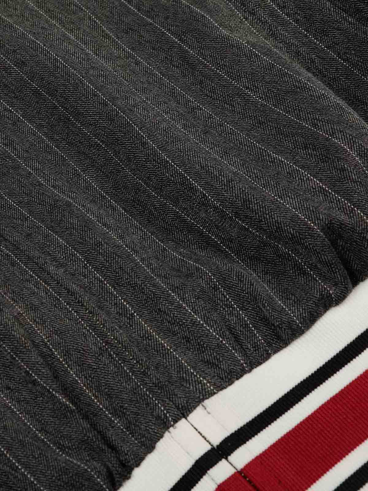 Retro Color-Blocked Striped Stand-Collar Tracksuit 