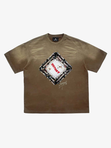 Vintage Distressed Boxing Graphic T-Shirt