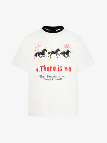 Horse Graffiti Graphic Print T-Shirt