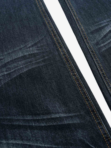Thesupermade Metallic Studded Low Rise Bootcut Jeans