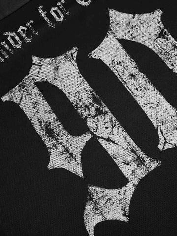 Supermade Gothic Chrome Mixed-Media Retro Jersey 