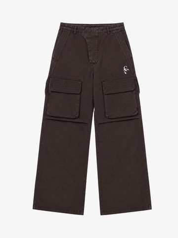 Washed Multi-Pocket Cargo Pants