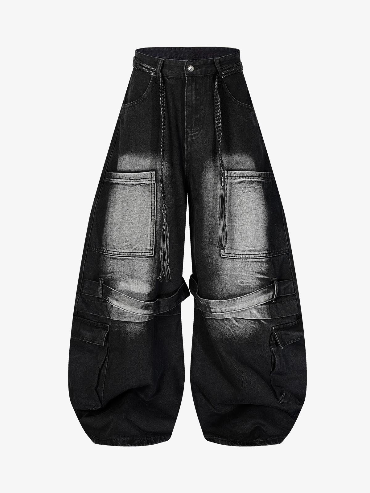Drawstring Scimitar Jeans