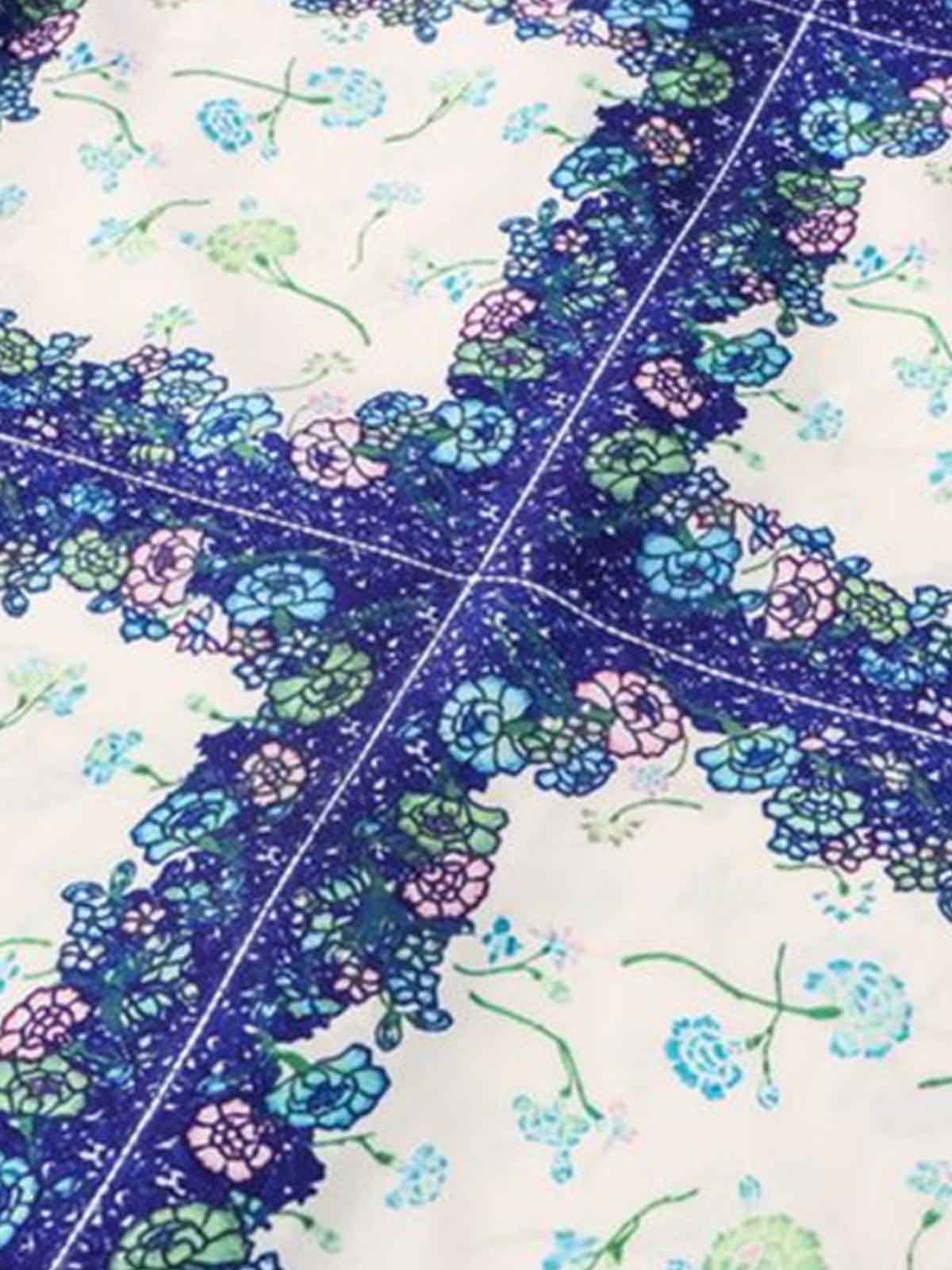 French Tulip Tile Cuban Shirt