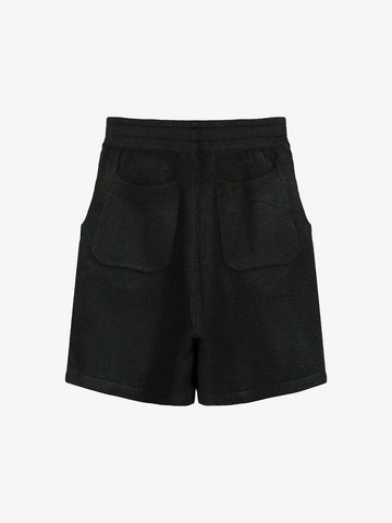 Gothic Chenille Oversized Street Shorts 