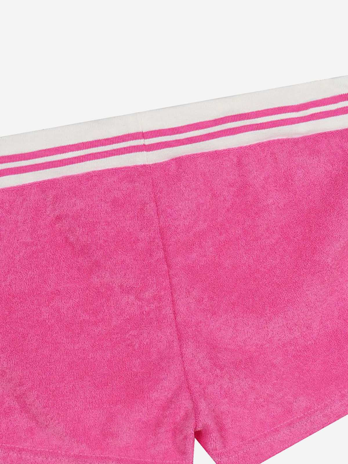 Terry Cloth Hibiscus Sporty Shorts