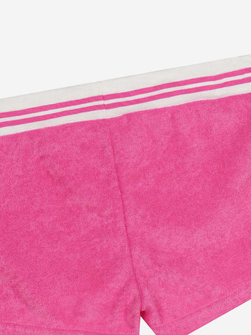 Terry Cloth Hibiscus Sporty Shorts