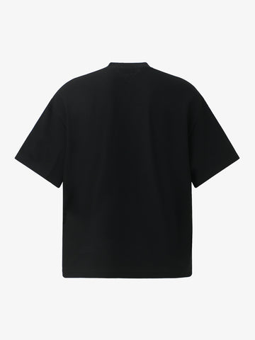 White Oversized Waffle Knit Tee – Love Graphic Relaxed Fit Streetwear