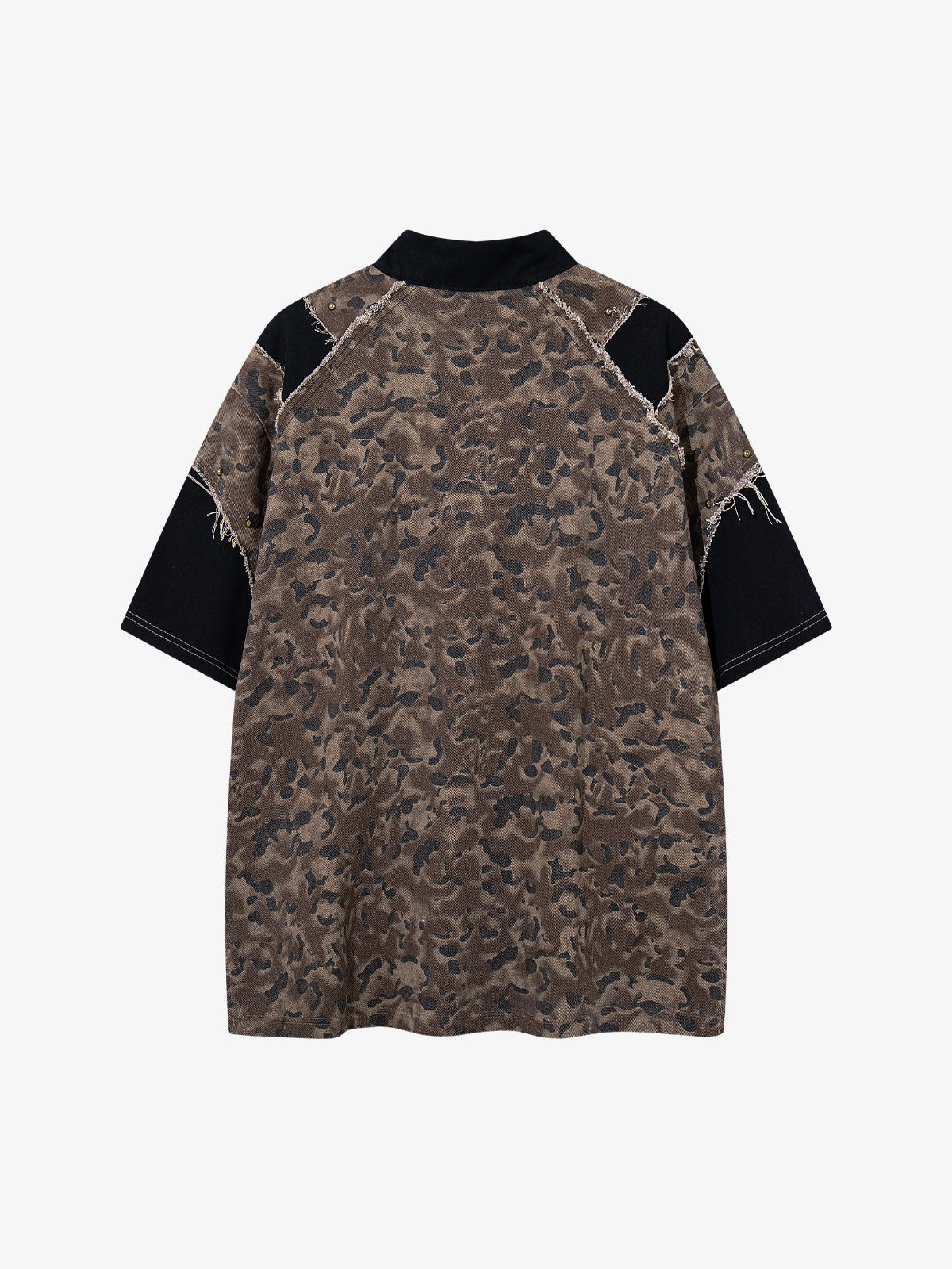 Leopard Patchwork Fur Tee