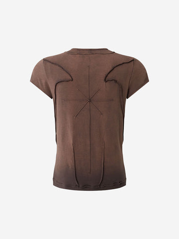 Scorpion Embroidered Exposed-Seam T-Shirt