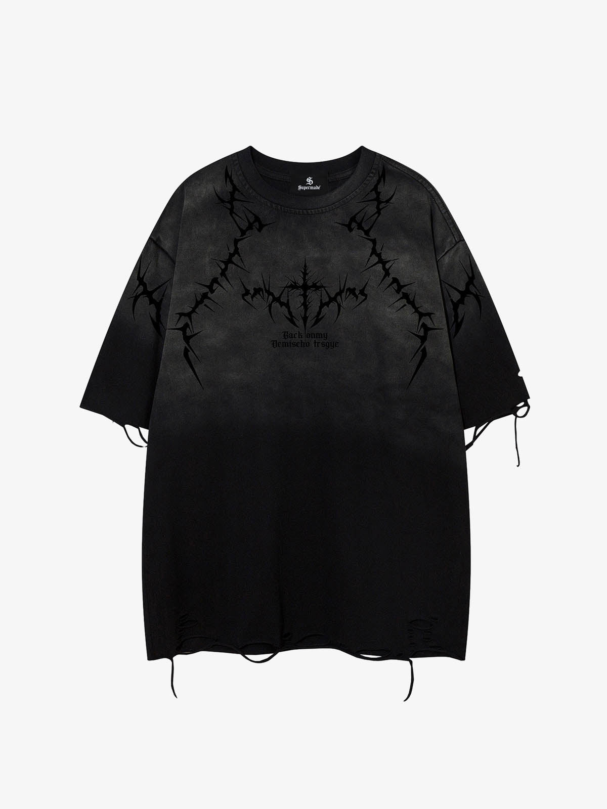 Vintage Thorn Graphic Distressed T-Shirt