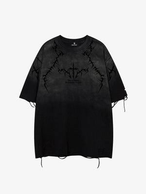Vintage Thorn Graphic Distressed T-Shirt