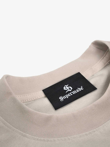 Vintage Wash Mock Neck Graphic T-Shirt