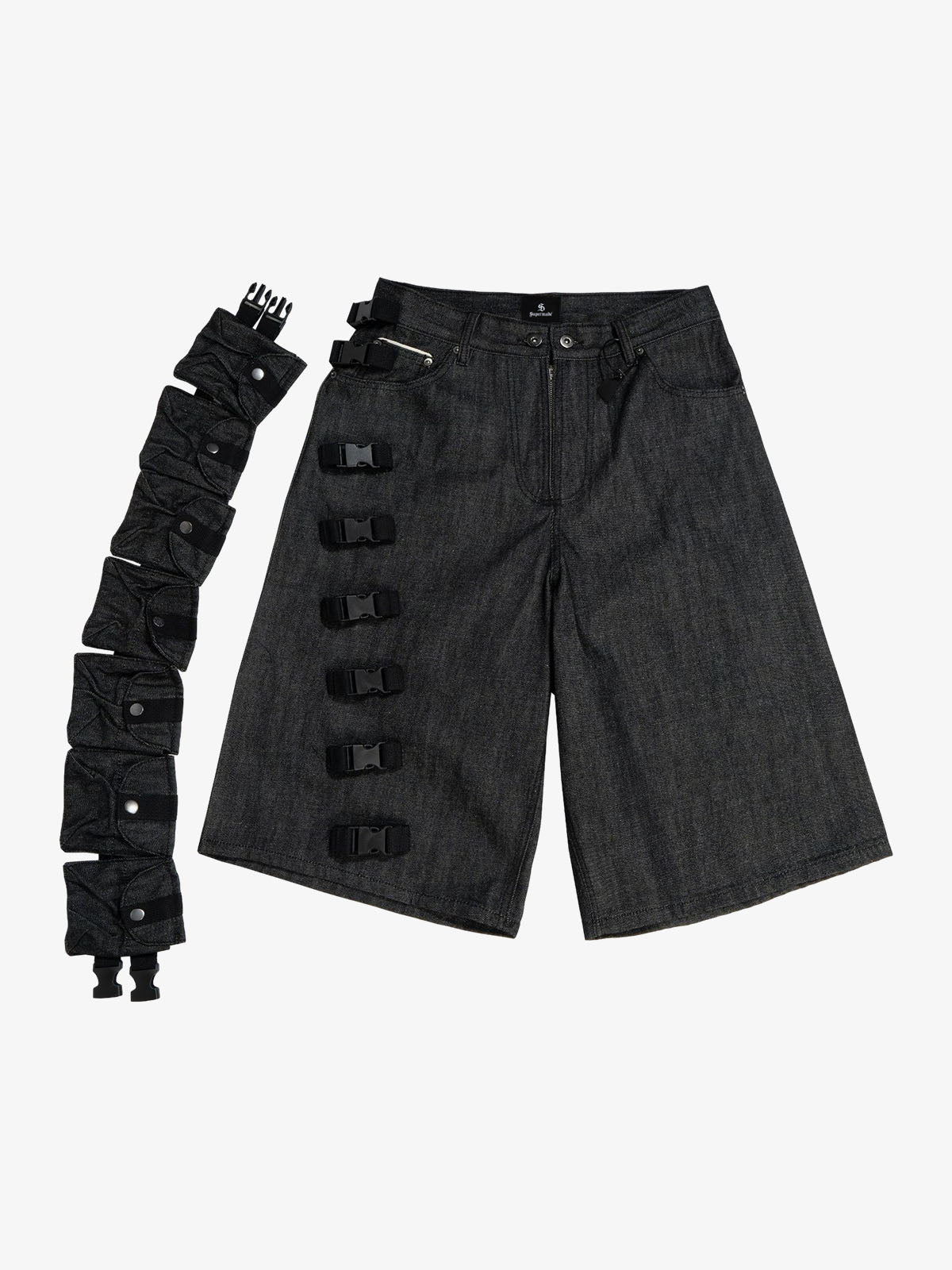 Side Strap Cargo Shorts