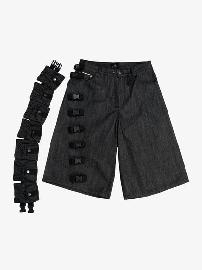 Side Strap Cargo Shorts