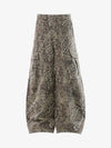 Vintage Leopard Print Cargo Barrel Pants 