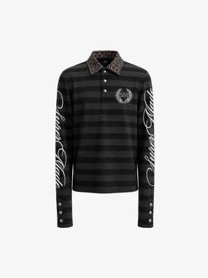 Striped Leopard Polo