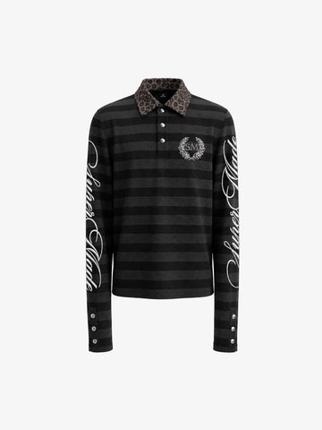 Striped Leopard Polo