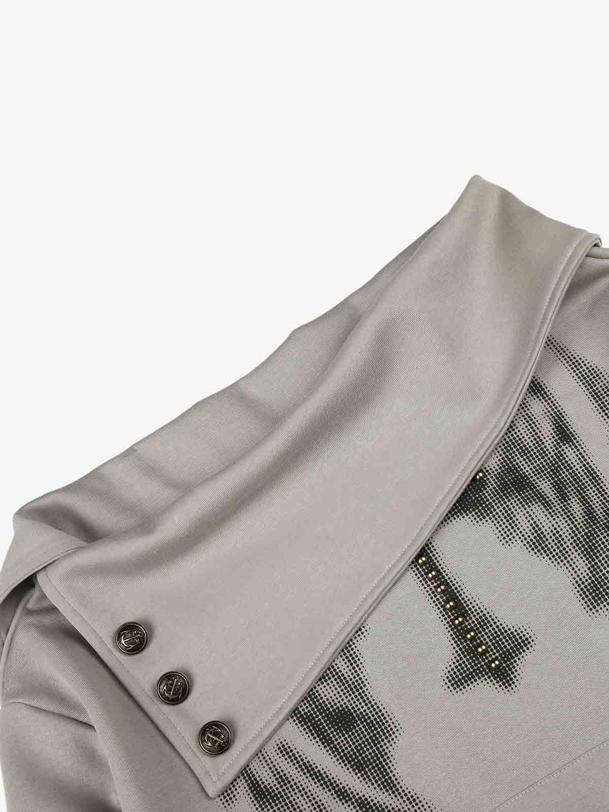 Cross Wing Graphic Rhinestone Sweatshirt