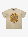Vintage Gold Crest Graphic T-Shirt 