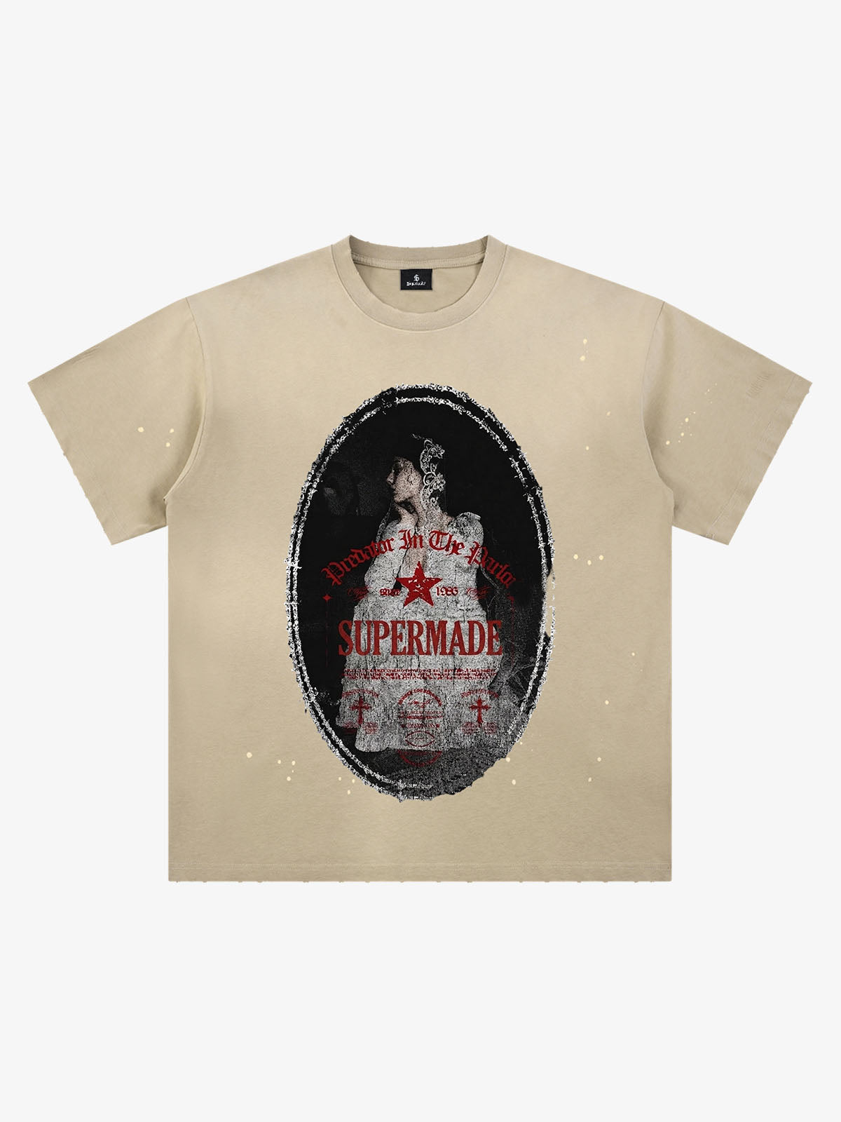 Man in the Mirror Splatter Graphic Tee