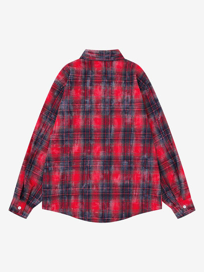 Plaid Star Floral Shirt