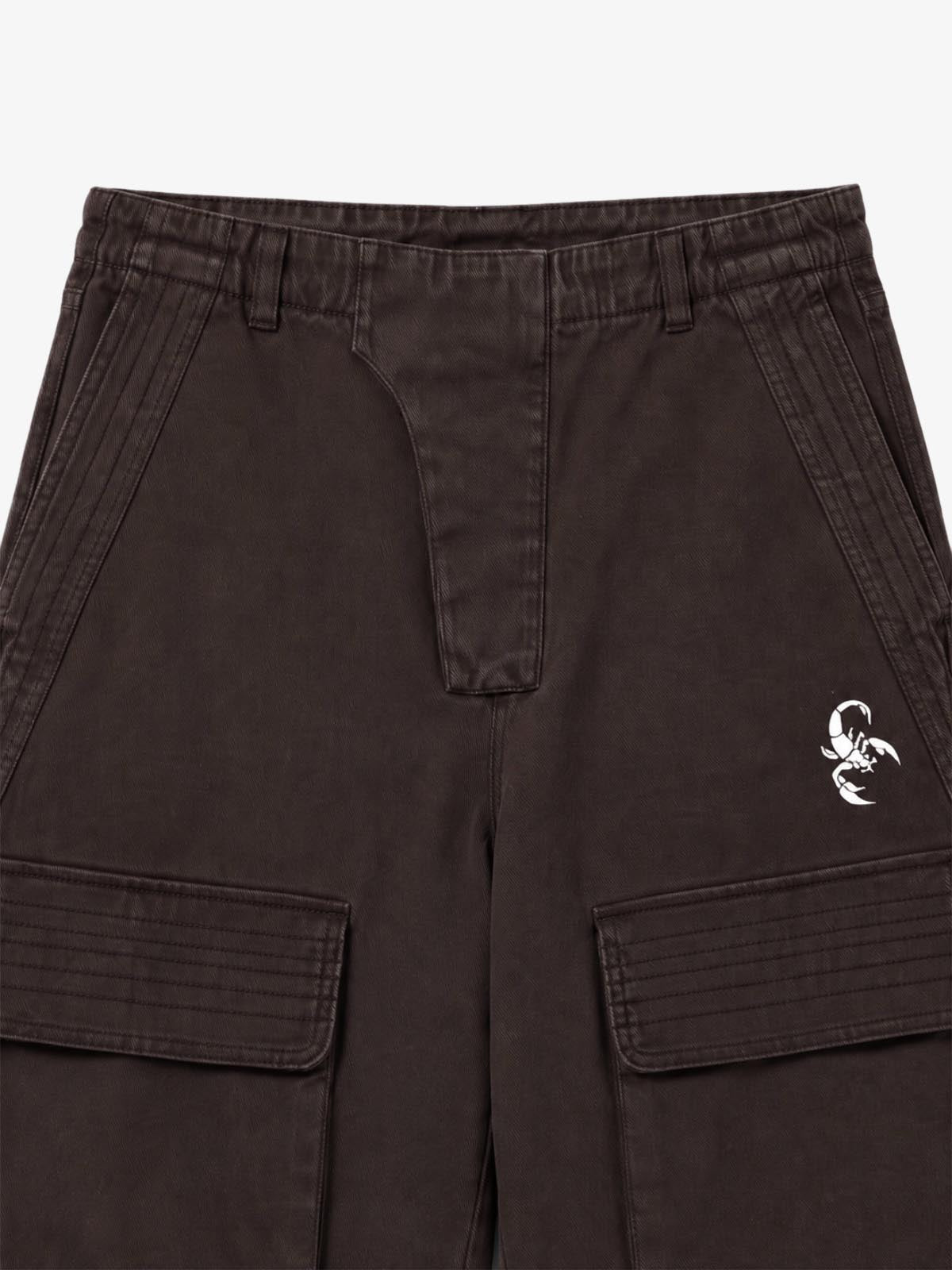 Washed Multi-Pocket Cargo Pants