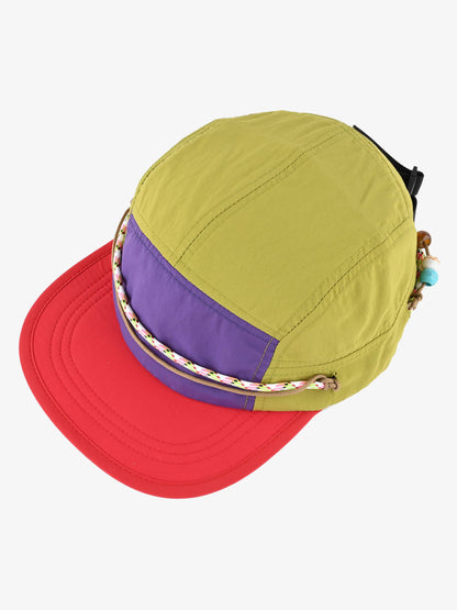 Beaded Color Block Cap