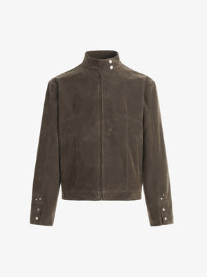 Suede Harrington Jacket