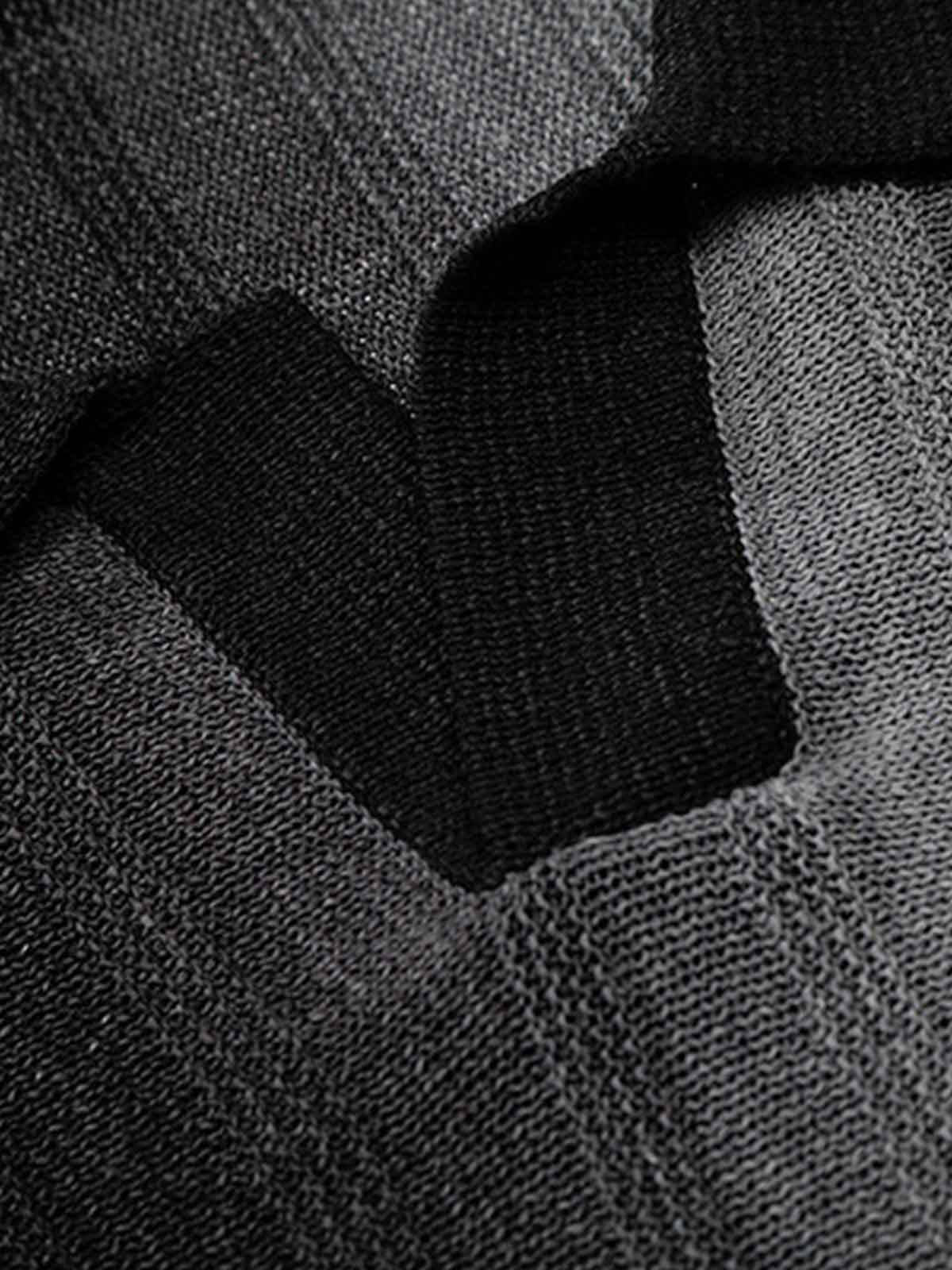 Gradient Textured Knit Polo Shirt 