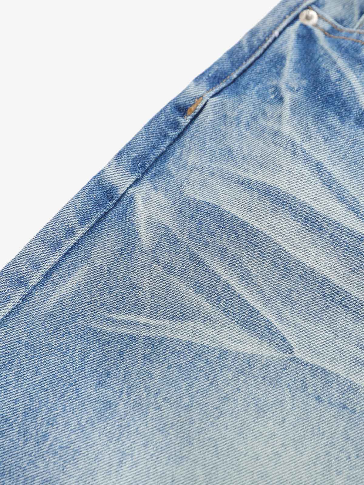 Vintage Whiskered Denim Jorts