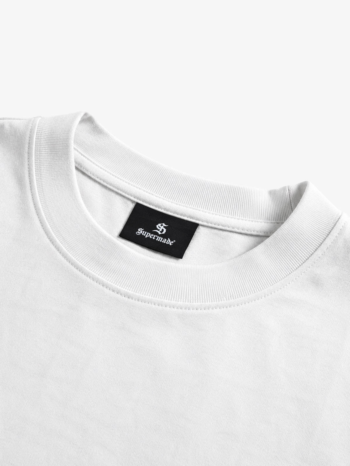 Distressed Hem T-Shirt with Vintage Rock Graphic
