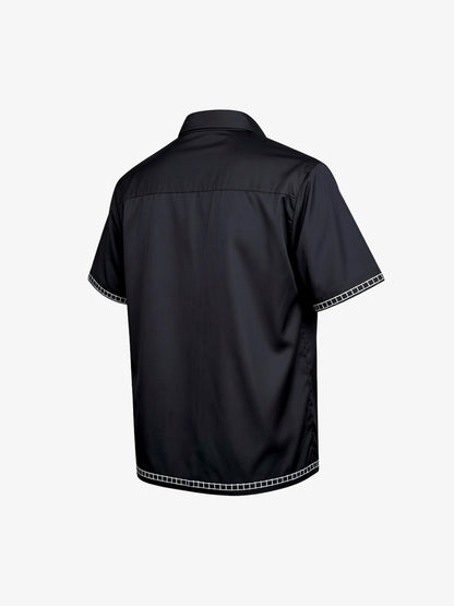 Vintage Horse Photo Satin Shirt