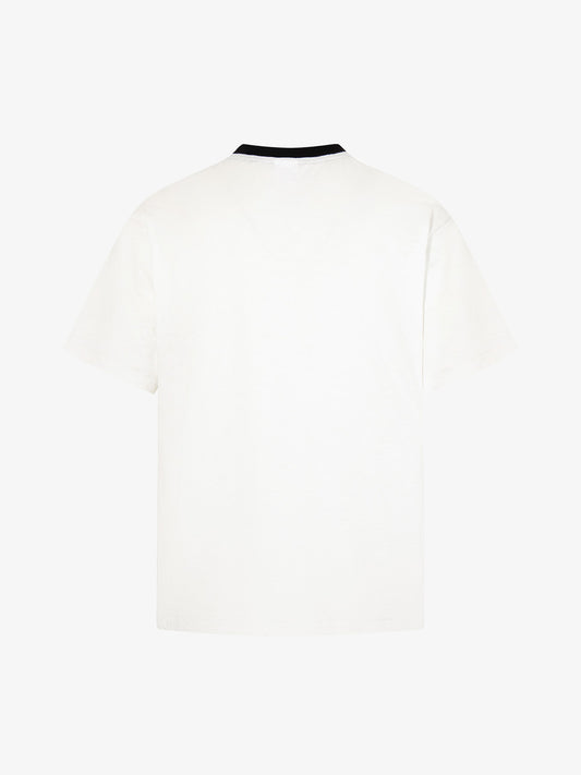 White 100% Cotton Crew Neck T-Shirt