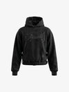 Belt Detail Suede Hoodie