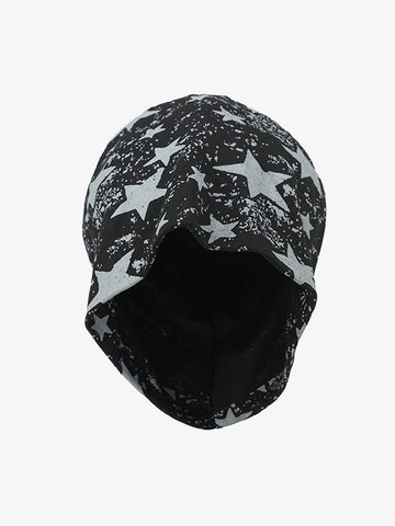 Street Double-Layer Five-Pointed Star Pullover Hat 
