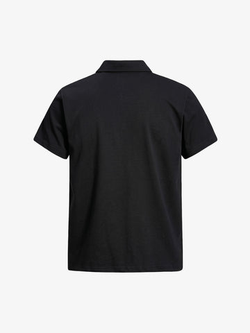 Floral Letter Print Polo Shirt