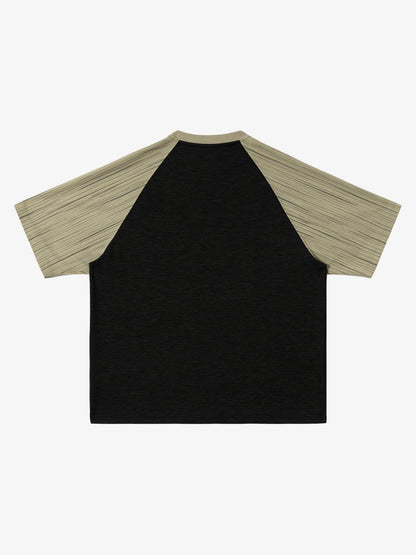 Gothic Castle Graphic Raglan Sleeve T-Shirt 