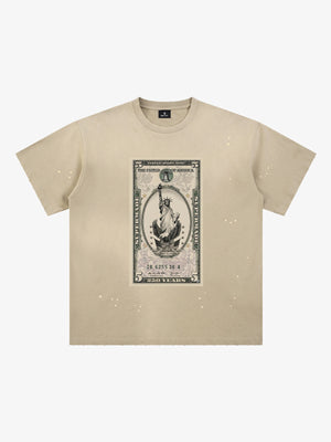 Vintage Liberty Dollar Graphic T-Shirt 