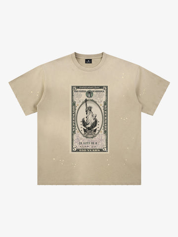 Vintage Liberty Dollar Graphic T-Shirt 