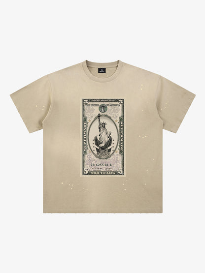 Vintage Liberty Dollar Graphic T-Shirt 