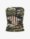 Camo Flag Print Tube Top