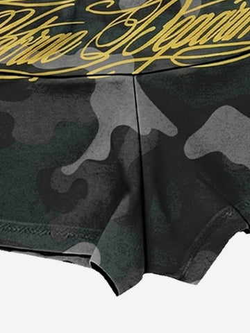 Y2K Camo Graffiti Tank Set