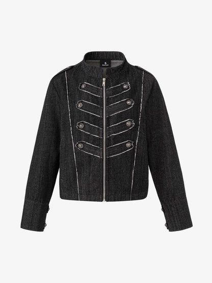 Military Napoleon Denim Jacket