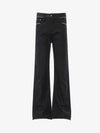 Vintage Contrast Trim Dark Wash Jeans