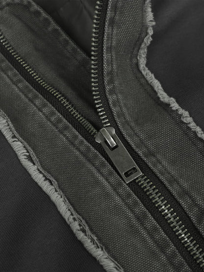 Raw Edge Deconstructed MA-1 Bomber Jacket 